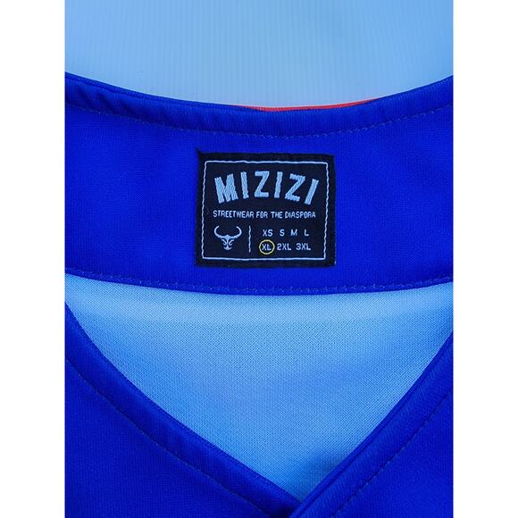 Authentic HAITI Mizizi 1804 National Soccer Team Jersey Blue Size XL - Picture 4 of 7